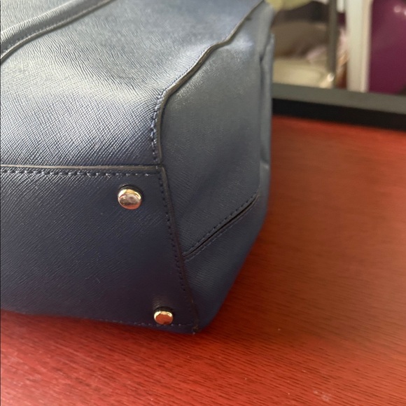 Kate Spade Navy Blue Satchel - Picture 4 of 8